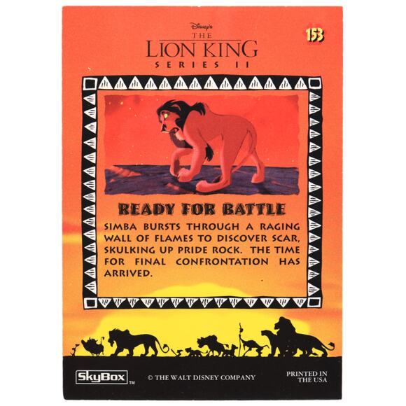 1994 Skybox Lion King Series 2 Disney Trading Cards [Lot of 6] - Picture 12 of 14